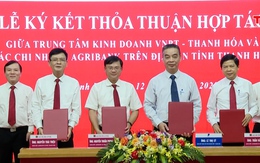 Ký kết thoả thuận hợp tác giữa VNPT Thanh Hóa và các chi nhánh Agribank trên địa bàn tỉnh
