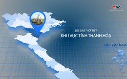 Video: Dự báo thời tiết khu vực tỉnh Thanh Hóa đêm 16/04, ngày 17/04/2023