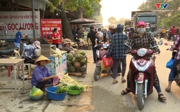 Cần giải tỏa dứt điểm chợ cóc trên Quốc lộ 47, đoạn qua xã Thọ Dân, Triệu Sơn