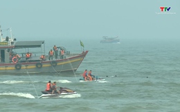 Diễn tập cứu nạn cứu hộ và sơ cấp cứu người bị nạn 
trên biển Sầm Sơn 2023