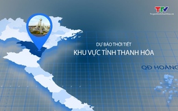 Video: Dự báo thời tiết khu vực tỉnh Thanh Hóa đêm 09/04, ngày 10/04/2023