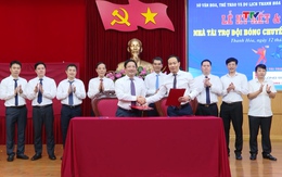 Ký kết tài trợ và ra mắt đội bóng chuyền nữ Xi măng Long Sơn Thanh Hóa