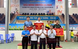 Huyện Đông Sơn tổ chức giải bóng chuyền nam