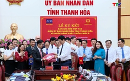 Uỷ ban Nhân dân tỉnh Thanh Hoá làm việc với Ngân hàng Phát triển Châu Á (ADB)