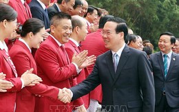 Chủ tịch nước biểu dương các 'gương mặt vàng' của Thể thao Việt Nam tại SEA Games 32
