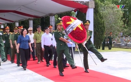 Lễ truy điệu và an táng hài cốt liệt sỹ quân tình nguyện và chuyên gia Việt Nam hy sinh tại nước  Cộng hoà dân chủ Nhân dân Lào
