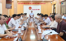 Phó Chủ tịch Thường trực Ủy ban nhân dân tỉnh Nguyễn Văn Thi kiểm tra các dự án tại Khu công nghiệp Bỉm Sơn