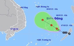 Áp thấp nhiệt đới giật cấp 8 đang hướng vào Đà Nẵng