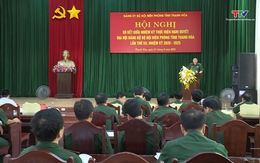 Sơ kết giữa nhiệm kỳ thực hiện nghị quyết Đại hội Đảng bộ Bộ đội Biên phòng tỉnh Thanh Hoá lần thứ XII nhiệm kỳ 2020 - 2025