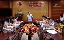 Phó Chủ tịch UBND tỉnh  Đầu Thanh Tùng chủ trì Hội nghị cho ý kiến về dự thảo báo cáo kết quả thực hiện Chương trình nâng cao chất lượng văn hóa giai đoạn 2021 - 2025