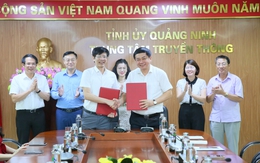 Trung tâm Truyền thông tỉnh Quảng Ninh và Đài PT-TH tỉnh Thanh Hoá ký kết chương trình hợp tác