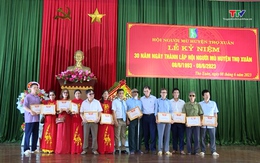 Hội Người mù huyện Thọ Xuân tổ chức kỷ niệm 30 năm 
ngày thành lập ( 8/6/1993 – 8/6/2023)