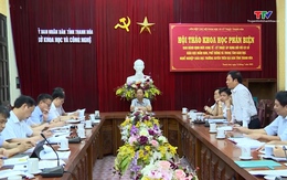 Hội thảo phản biện định mức kinh tế - kỹ thuật áp dụng đối với cơ sở giáo dục trên địa bàn tỉnh Thanh Hóa