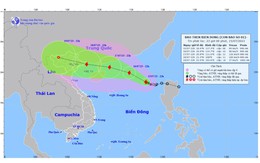 Cập nhật tin bão số 1 trên biển Đông