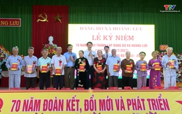 Đảng bộ xã Hoằng Lưu, huyện Hoằng Hóa kỷ niệm 70 năm ngày thành lập