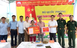 Bộ Chỉ huy Quân sự tỉnh Thanh Hóa bàn giao 3 Nhà tình nghĩa tại huyện Vĩnh Lộc