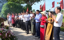 Hiệp hội doanh nghiệp Thanh Hoá dâng hương nhân kỷ niệm 76 năm ngày thương binh liệt sĩ