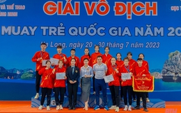 Đội tuyển Muay Thanh Hóa đứng thứ 3 toàn đoàn lứa tuổi 18-20 giải Vô địch trẻ quốc gia 2023