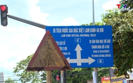 Bất cập hệ thống biển báo báo, vạch kẻ đường tại thành phố Thanh Hóa