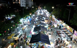 Tuyến phố đi bộ chợ đêm Sầm Sơn thu hút khách du lịch