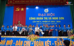 Đại hội Công đoàn thị xã Nghi Sơn lần thứ X, nhiệm kỳ 2023 - 2028