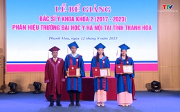 Phân hiệu Trường Đại học Y Hà Nội tại Thanh Hóa bế giảng bác sĩ y khoa khóa 2