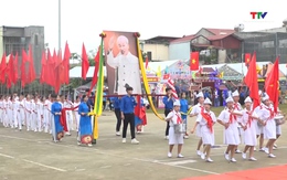 Hội trại hè thanh thiếu nhi huyện Thạch Thành năm 2023 thu hút đông đảo thanh thiếu nhi tham gia