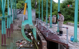 Hệ thống vớt rác tự động góp phần đảm bảo chất lượng nguồn nước thô cấp cho nhà máy nước Mật Sơn