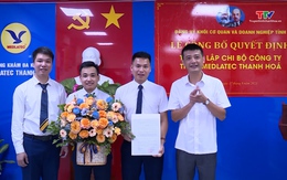 Công bố quyết định thành lập Chi bộ Công ty TNHH Medlatec Thanh Hóa
