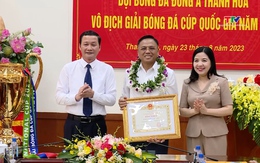 Tuyên dương, khen thưởng Câu lạc bộ Đông Á Thanh Hoá vô địch Giải bóng đá Cúp Quốc gia năm 2023