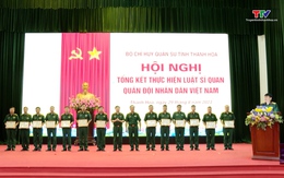 Tổng kết thực hiện Luật Sĩ quan Quân đội Nhân dân Việt Nam