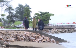 Tình trạng biển xâm thực tại phường Quảng Cư, thành phố Sầm Sơn