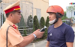 Cảnh sát giao thông Thanh Hóa tăng cường xử lý nồng độ cồn
