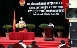 Kỳ họp thứ 19, Hội đồng nhân dân huyện Thiệu Hoá khoá XIV nhiệm kỳ 2021-2026