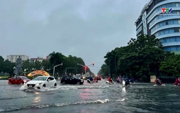 Thanh Hóa: Mưa lớn gây ngập hàng loạt tuyến giao thông