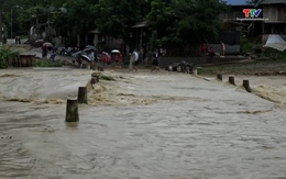 Huyện Quan Sơn: Mưa lớn trên diện rộng làm 1 người mất tích, nhiều tuyến đường bị sạt lở nghiêm trọng