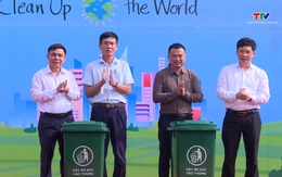 Thị xã Nghi Sơn hưởng ứng chiến dịch “Làm cho thế giới sạch hơn”