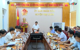 Phó Chủ tịch Thường trực UBND tỉnh Nguyễn Văn Thi kiểm tra, giải quyết khó khăn vướng mắc một số dự án tại huyện Thọ Xuân