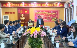 Phó Chủ tịch Thường trực UBND tỉnh Nguyễn Văn Thi làm việc tại huyện Quan Sơn