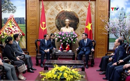 Bí thư Tỉnh ủy tiếp đoàn đại biểu cấp cao tỉnh Hủa Phăn - Lào