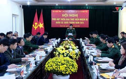 Hội nghị phối hợp triển khai thực hiện nhiệm vụ quân sự, quốc phòng năm 2024