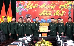 Kiểm tra sẵn sàng chiến đấu và chúc Tết tại tỉnh Thanh Hóa