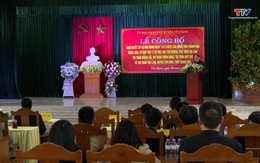 Yên Định công bố Nghị quyết của Hội đồng Nhân dân tỉnh về việc đặt tên đường, phố