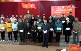Ban Trị sự Giáo hội Phật giáo tỉnh Thanh Hóa và Quỹ Thiện Tâm trao quà Tết cho hộ nghèo