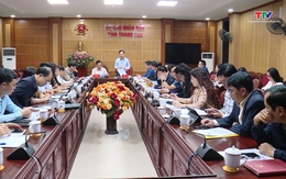 Chuẩn bị tổ chức Tuần văn hóa du lịch Điện Biên - Thanh Hóa tại tỉnh Thanh Hóa