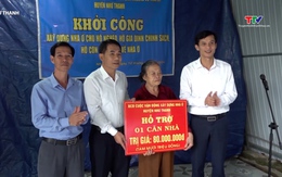 Như Thanh: Khởi công và khánh thành nhà ở cho 26 hộ nghèo trong đợt 1 năm 2024