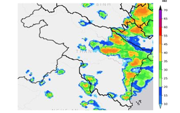 3 giờ tới một số nơi có mưa rào và dông