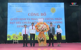 Trường Cao đẳng Y tế Thanh Hoá khai giảng năm học mới và đón nhận Quyết định đạt tiêu chuẩn kiểm định chất lượng cơ sở giáo dục nghề nghiệp