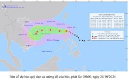 Cơn bão Trà Mi đang tiến vào biển Đông