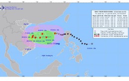 Tin bão trên biển Đông: Cơn bão số 6 (ngày 25/10)